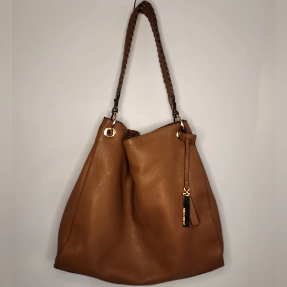 Vince Camuto Soft Genuine Pebbled Leather Large Hobo/Shoulder Bag - Picture 2 of 15